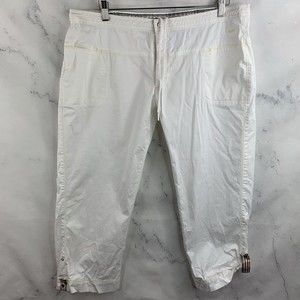 Nike 2YK  Sz XL Capri Cropped Golf Pants Pants White Mid Rise